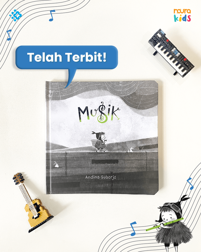 buku musik untuk anak, mengenalkan musik pada anak, dunia musik anak, buku karya Andina Subarja, cerita musik anak