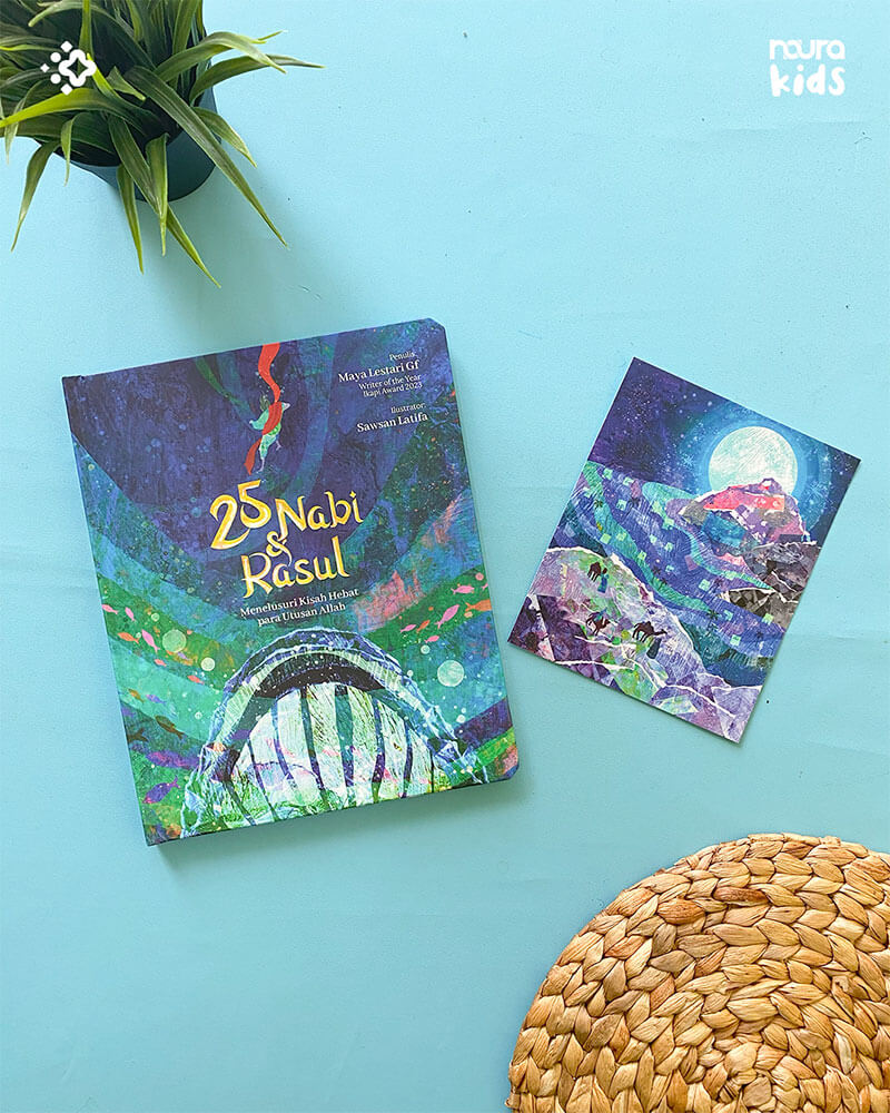 Buku anak Islam bergambar tentang kisah 25 Nabi dan Rasul