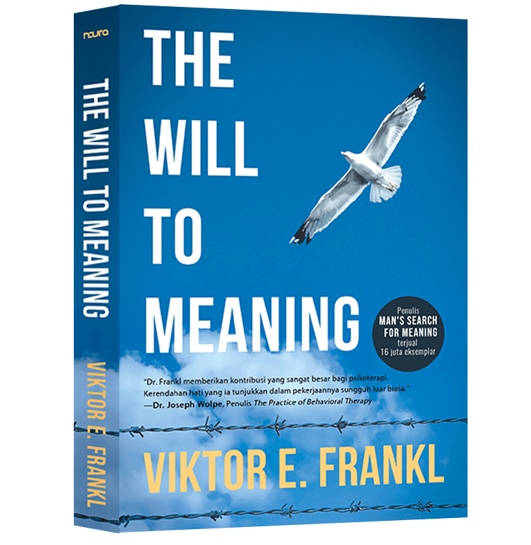 cover buku the will to meaning viktor frankl buku psikologi humanistik