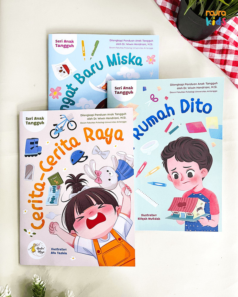 cover buku Seri Anak Tangguh Cerita Cerita Raya buku anak emosi