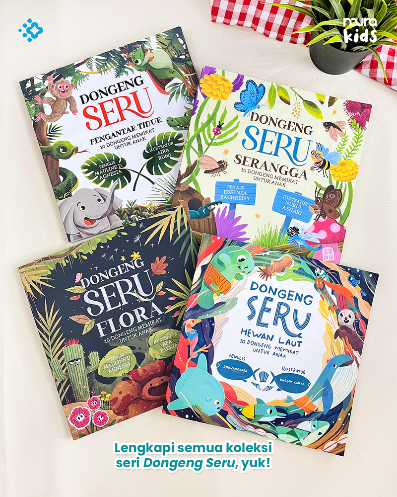 cover bundling buku Dongeng Seru Pengantar Tidur buku anak tentang hewan