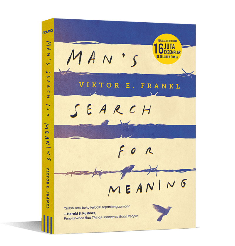 Cover buku Man’s Search for Meaning makna hidup