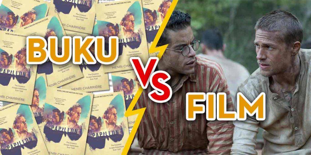 Papillon-Buku-VS-Film