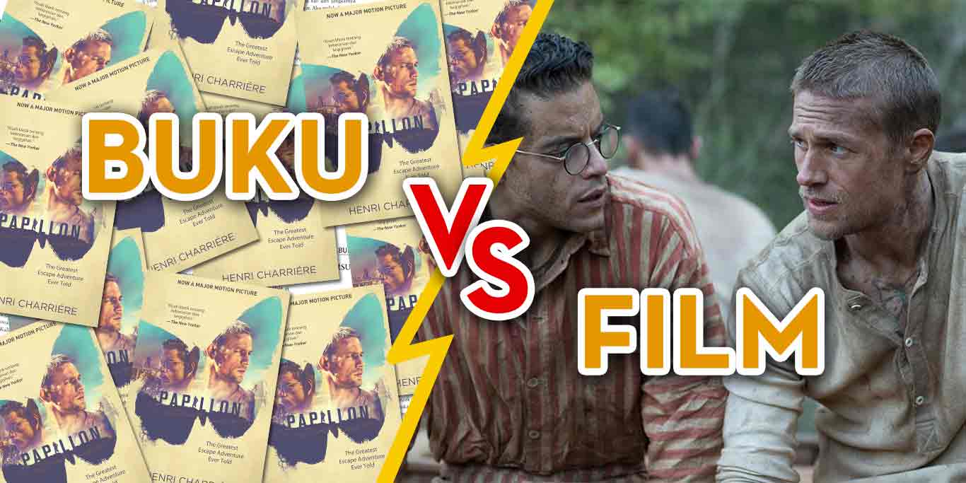 Papillon-Buku-VS-Film