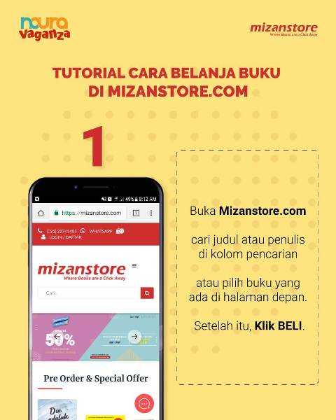 tutorial belanja mizanstore