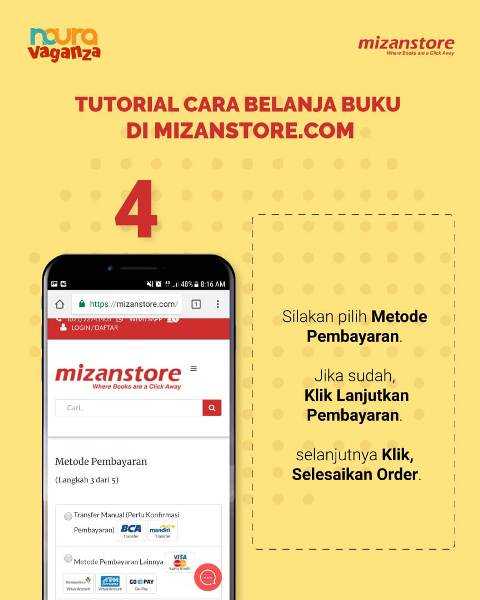 tutorial belanja mizanstore
