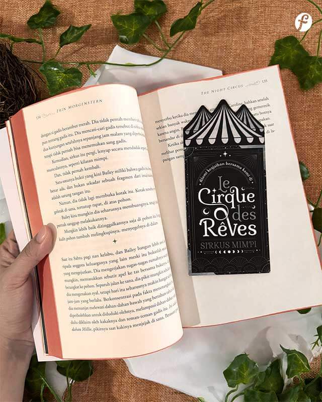 Novel The Night Circus, The Night Circus buku, Buku fantasi The Night Circus, The Night Circus Erin Morgenstern, Buku fantasi romantis misterius