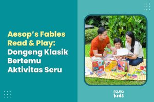 Aesop’s Fables Read & Play, buku dongeng anak premium dengan aktivitas edukatif