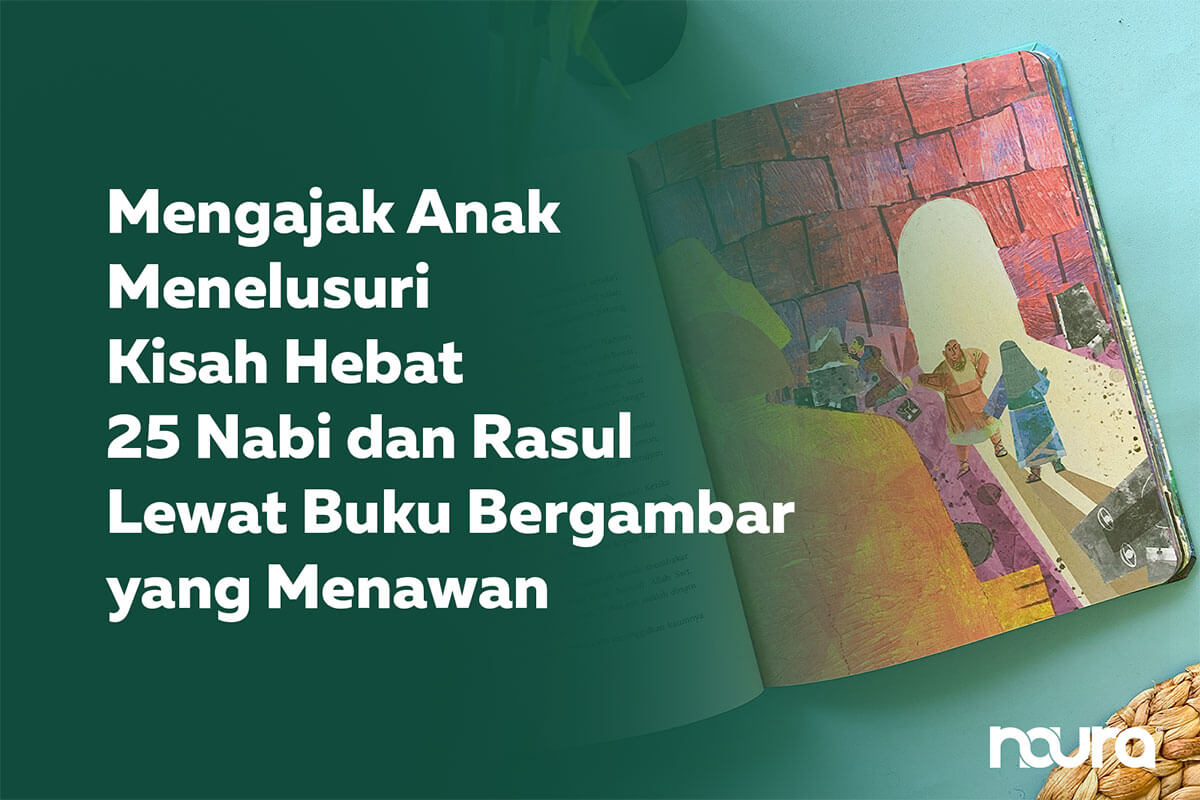 Buku kisah nabi dan rasul anak dengan ilustrasi Islami menawan