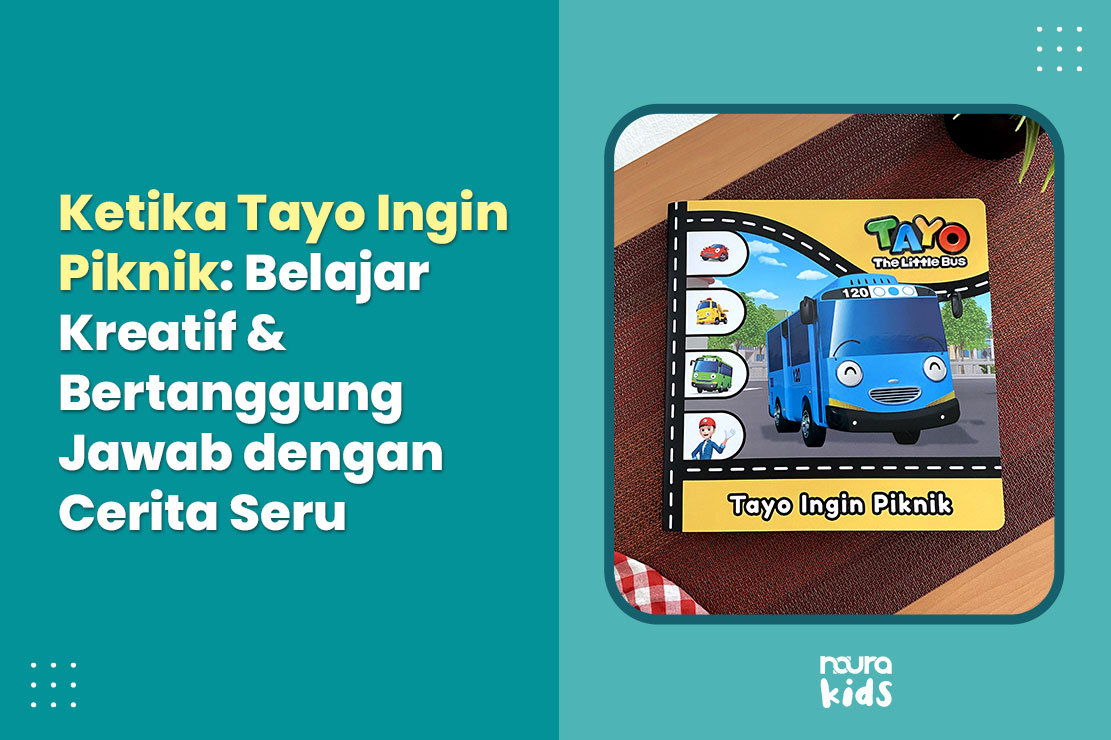 Buku anak Tayo Ingin Piknik belajar tanggung jawab dan kreativitas