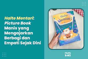 poster buku halte mentari buku anak tentang berbagi dan empati
