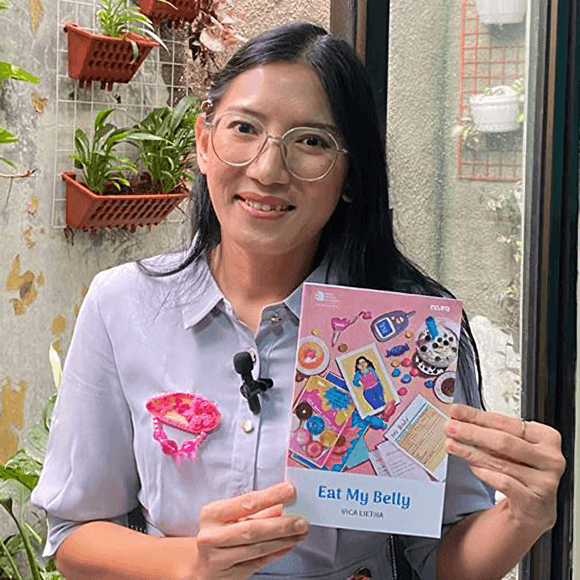 Vica Lietha penulis buku Eat My Belly