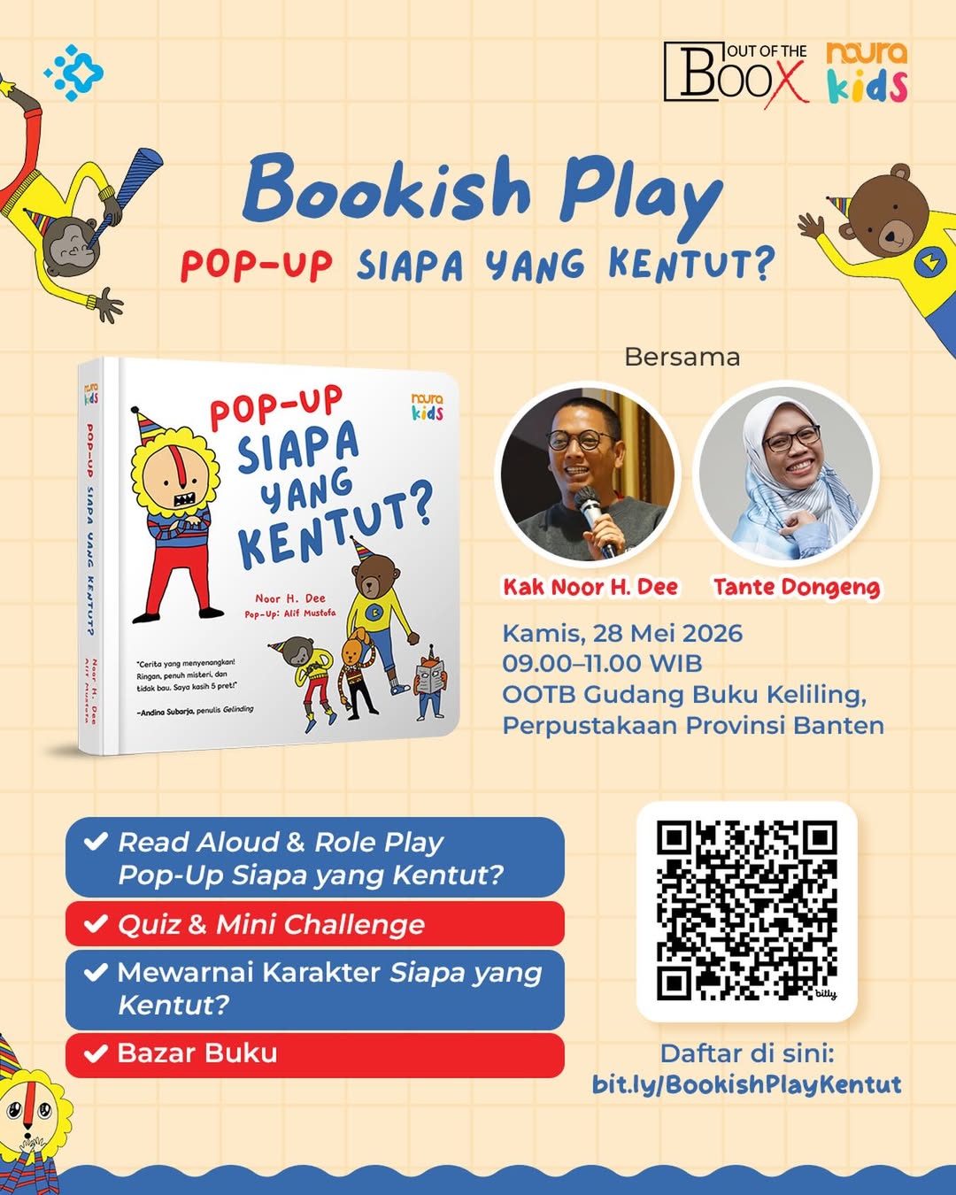 Bookish Play: Pop-up Siapa Yang Kentut