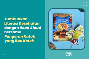 ilustrasi buku anak lucu untuk literasi kesehatan anak