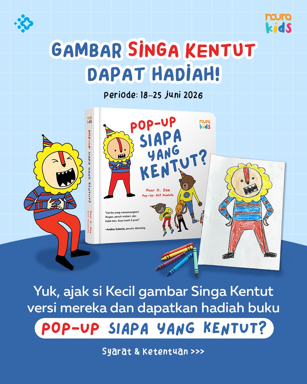GAMBAR SINGA KENTUT DAPAT HADIAH!